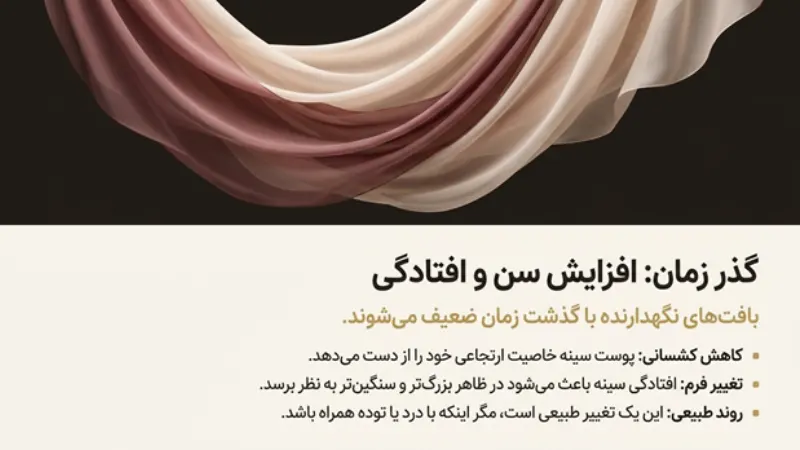 افزایش سن و سبک زندگی ممکن است علت بزرگی پستان در زنان باشد