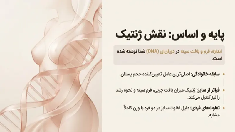 ژنتیک و وراثت چه تاثیری روی تغییرات سینه در زنان دارد؟