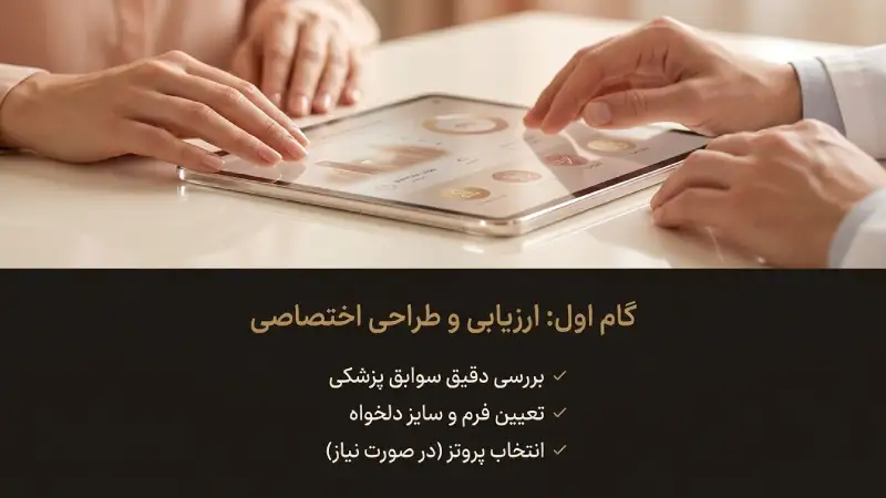 معاینه و ارزیابی پیش‌از ماموپلاستی